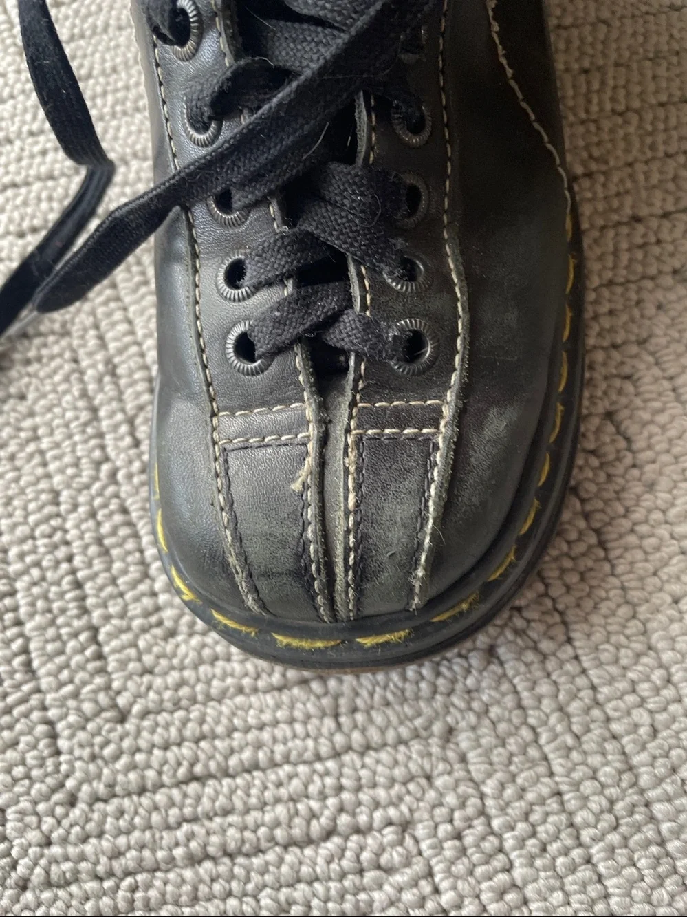 Vintage Doc Dr Martens Chunky Boots Made in England Size 6